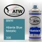 Preview: BMW, Atlanta Blue Metallic, 306: 400ml Sprühdose, von ATW Autoteile West.